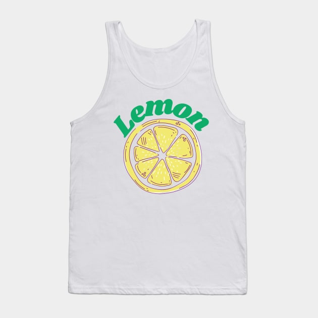 Lemon Tank Top by Shun design